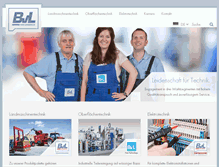 Tablet Screenshot of bvl-group.de
